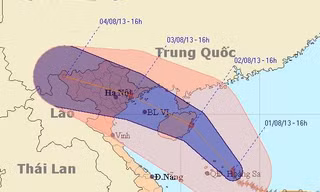 Bão số 5 đổ bộ Quảng Ninh-Thái Bình