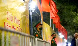 Nhìn gần trận địa pháo hoa cho đêm giao thừa Hà Nội