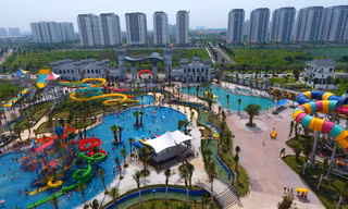 Công viên nước Thanh Hà (Hà Nội) bị kết luận xây dựng không phép và chiếm dụng 31.000m2 đất quy hoạch trồng cây xanh, công cộng 