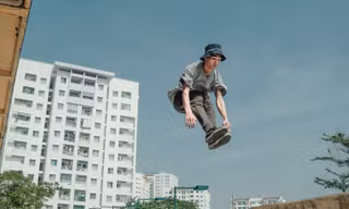 Với Anh Tú, parkour mang lại nhiều thứ đáng giá cho sức khỏe và tâm hồn 