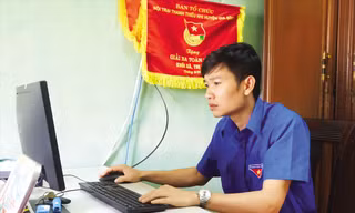 Anh Hoàng Văn Tuân - Bí thư Đoàn xã Đông Cứu