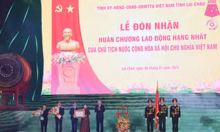 Bộ trưởng Bộ Công an dự kỷ niệm 20 năm chia tách, thành lập tỉnh Lai Châu