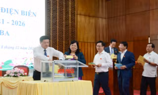 Kết quả lấy phiếu tín nhiệm lãnh đạo chủ chốt tỉnh Điện Biên