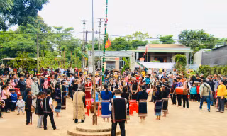 Lễ hội mừng lúa mới của đồng bào Xơ Đăng tại Đắk Lắk