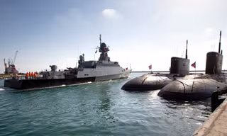 Tàu chiến Nga trong căn cứ ở Tartus, Syria