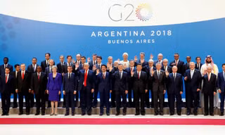 Lãnh đạo G-20 chụp ảnh chung (Reuters)