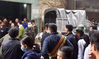 Công an phong tỏa hiện trường, điều tra vụ việc