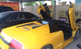 Siêu xe Lamborghini bị thu giữ
