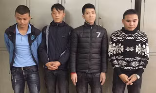 Bốn đối tượng tại cơ quan điều tra
