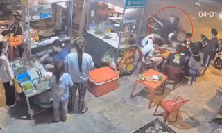 Công an làm việc với người đàn ông đánh tới tấp bé trai, kéo lê ra đường ở Bình Định 