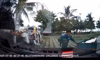Anh công nhân môi trường nhận 'mưa lời khen' với hành động đầy trách nhiệm