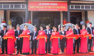 Khánh thành đền thờ một 'Tứ trụ đại thần' của triều Tây Sơn