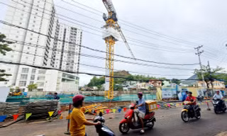 Sở Xây dựng Bình Định thông tin về sụt lún bất thường ở Quy Nhơn