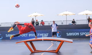 Xem những pha tung người móc bóng tại giải Teqball Thế giới 2024 lần đầu tiên tổ chức ở Việt Nam