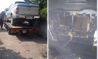 Đốt ô tô hàng xóm vì không được mời liên hoan