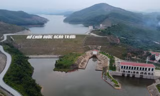 Cận cảnh công trình thủy lợi có đập đất cao nhất Việt Nam