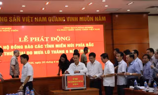 Bộ NN&PTNT phát động ủng hộ bà con vùng lũ, sạt lở miền núi phía Bắc
