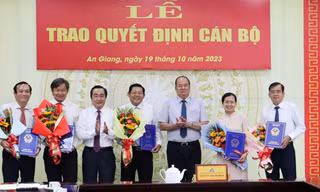 An Giang điều động, bổ nhiệm nhiều cán bộ chủ chốt