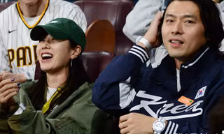 Hyun Bin - Son Ye Jin hẹn hò xem bóng chày