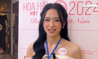 Thí sinh 19 tuổi cao 1,74 m ở Hoa hậu Việt Nam