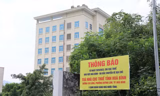 Trụ sở chi cục thuế gần 60 tỷ đồng... bỏ không 