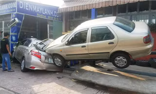 Hiện trường tai nạn.