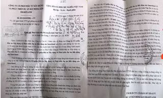 Nội dung công văn của Smartland gửi ban giám đốc VTV9 tại TPHCM.