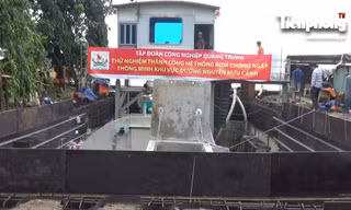 Sau thời giam thí điểm, TPHCM chính thức thuê siêu máy bơm chống ngập.
