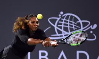 Serena trở lại thi đấu ở UAE tuần trước