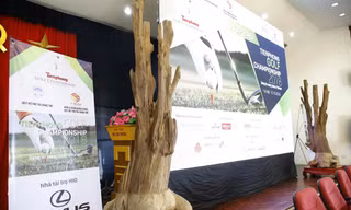 Đấu giá cây trầm hương quý hiếm tại Tiền Phong Golf Championship 2018