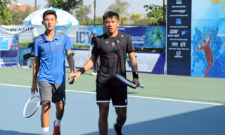 Hoàng Nam vô địch đôi nam giải Vietnam F2 Futures
