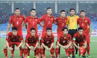 Tuyển Việt Nam đứng đầu khu vực Đông Nam Á