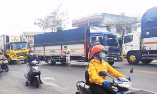 Hiện trường vụ tai nạn.