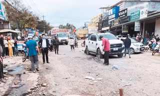 Hiện trường vụ tai nạn