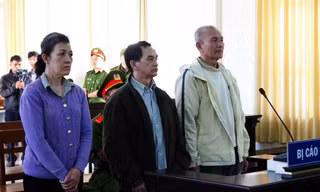 3 bị cáo tại phiên tòa
