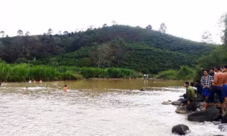 Hiện trường một vụ trẻ em bị đuối nước ở Lâm Đồng
