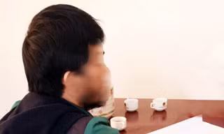 Ông N.H.M tại cơ quan công an