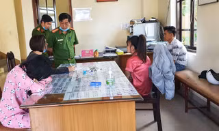 Các đối tượng tại cơ quan công an