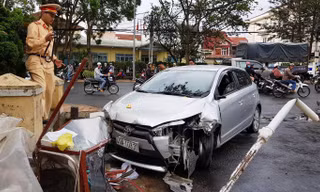 hiện trường vụ tai nạn