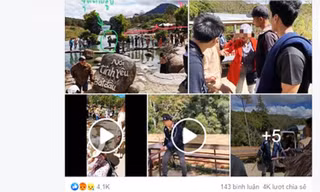 Hình ảnh và video mà nữ du khánh Thái Lan đưa lên mạng thu hút nhiều lượt theo dõi và chia sẻ bức xúc 