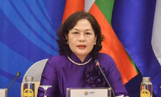 Thống đốc NHNN Nguyễn Thị Hồng giữ chức Chủ tịch Hội đồng quản trị Ngân hàng Chính sách xã hội - Ảnh: NLĐ