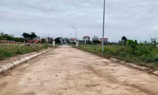 Một khu đất đấu giá ở huyện Phúc Thọ