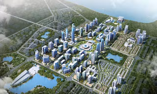 Phối cảnh khu đô thị Tây Hồ Tây
