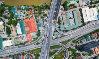 Dự án cầu Vĩnh Tuy giai đoạn 2 đã hoàn thành