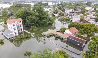 Hơn 7.400 nhân khẩu vùng bị ngập tại Chương Mỹ cần cứu trợ