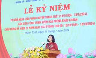 Xây dựng người Thạch Thất thanh lịch, văn minh, hiện đại
