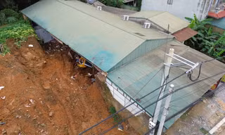 Hiện trường vụ sạt lở đất làm 3 trẻ tử vong ở Ba Vì