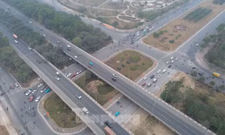 Đường Lê Quang Đạo trước ngày thông tuyến tạm thời
