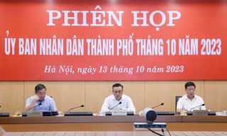 Phiên họp thường kỳ tháng 10/2023 của UBND TP. Hà Nội.
