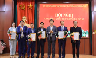 Sở Nông nghiệp & Môi trường Hà Nội công bố các Quyết định về công tác cán bộ